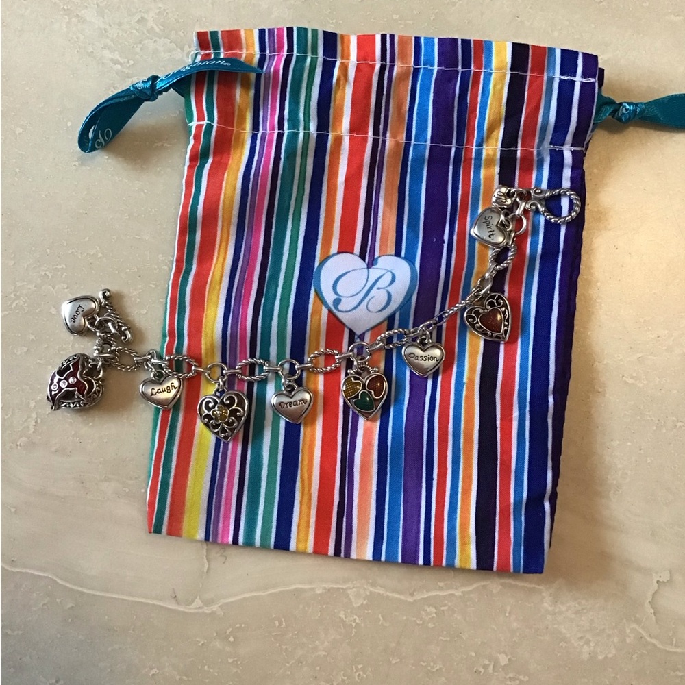 Brighton Red Dress Charm Bracelet